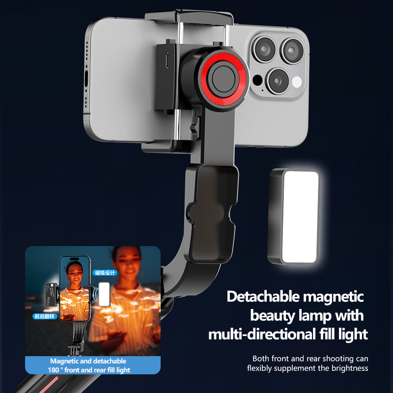 Outdoor Lighting Video Shooting - Magnetic fill light Outdoor sports selfie