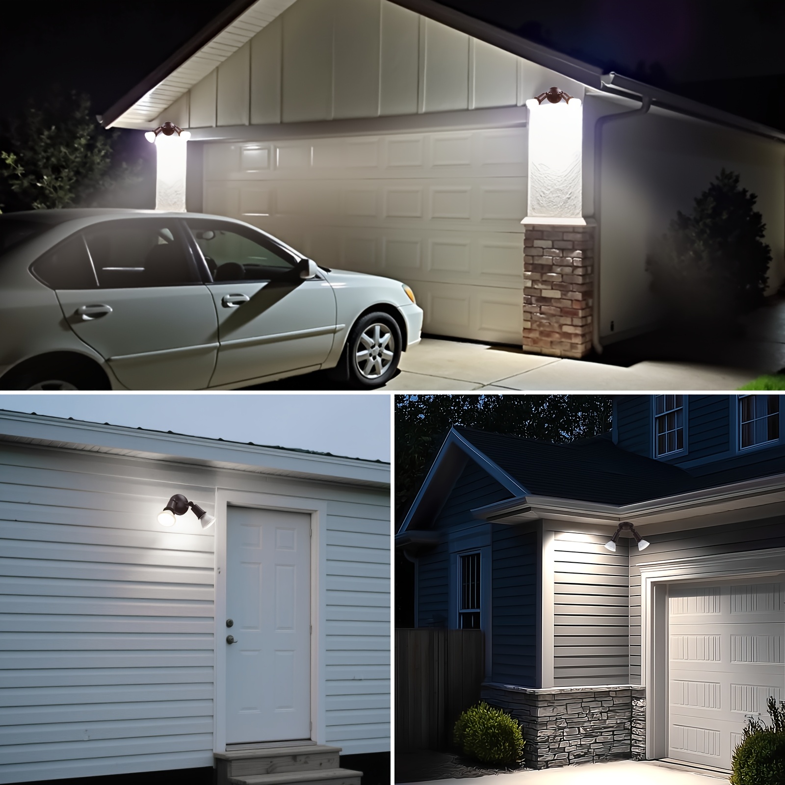 Outdoor Lighting House - Set of Four Outdoor Floodlight Fixtures