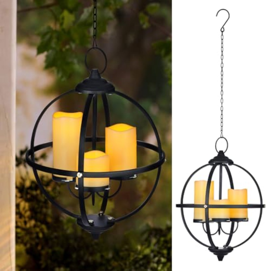 Outdoor Lighting Battery Operated - Battery Operated Outdoor Cle Chelier -