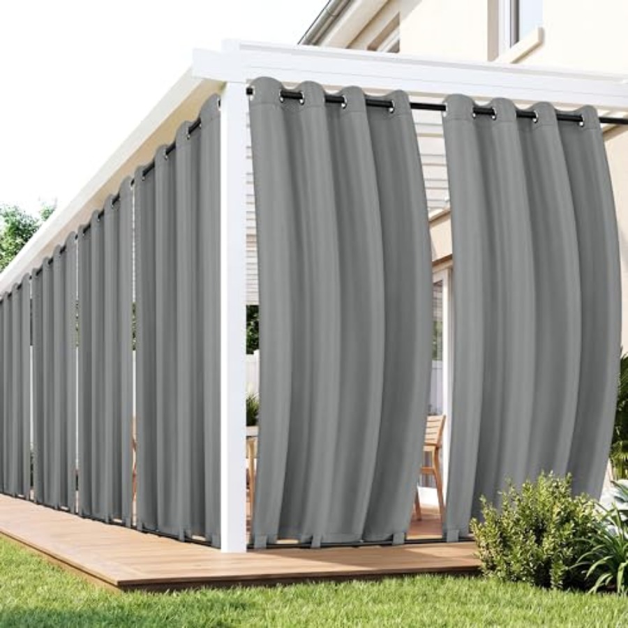 Outdoor Lighting For Gazebo - Gazebo Curtains Outdoor Waterproof 6 Panels
