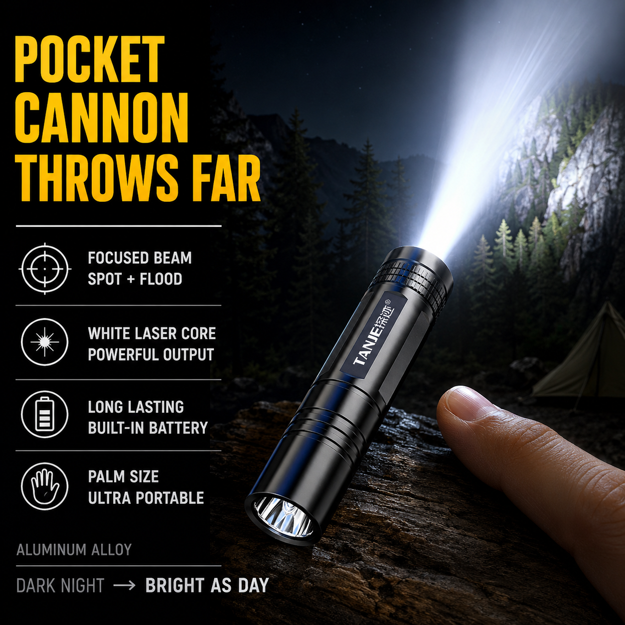 Outdoor Lighting House - Outdoor Flashlight Small Mini Lighting Strong