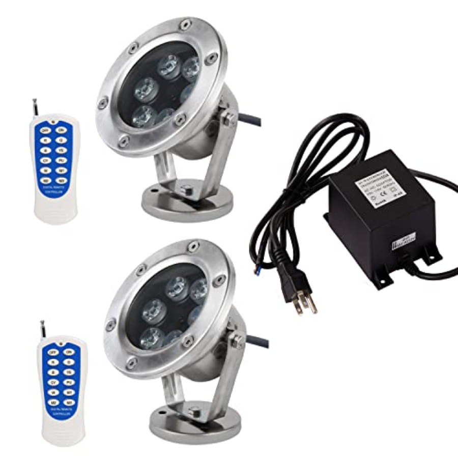 Outdoor Lighting Controller - LED Pond Light 2 Pack for