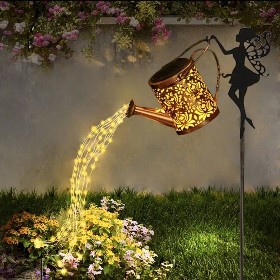 Outdoor Lighting Ip65 - 1 PC Solar Outdoor Fairy Waterfall