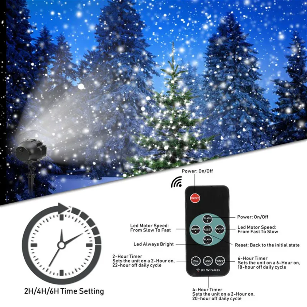 DACHAN Snowfall LED Light Proj – Outdoor Lighting Controller Bewertung und Preis