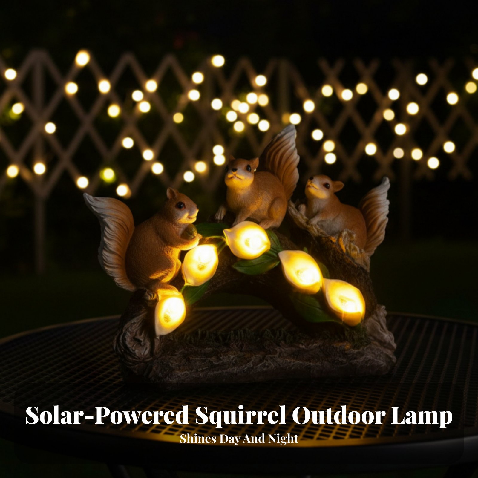Solar Squirrel Lamp Glow Sourc – Outdoor Lighting For Patio Bewertung und Preis