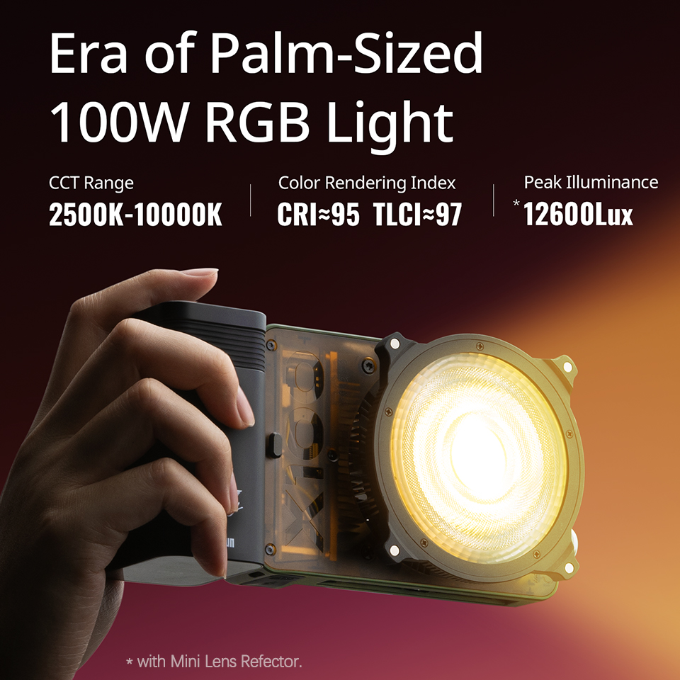 ZHIYUN MOLUS X100 RGB 100W Han – Outdoor Lighting Video Shooting Bewertung und Preis