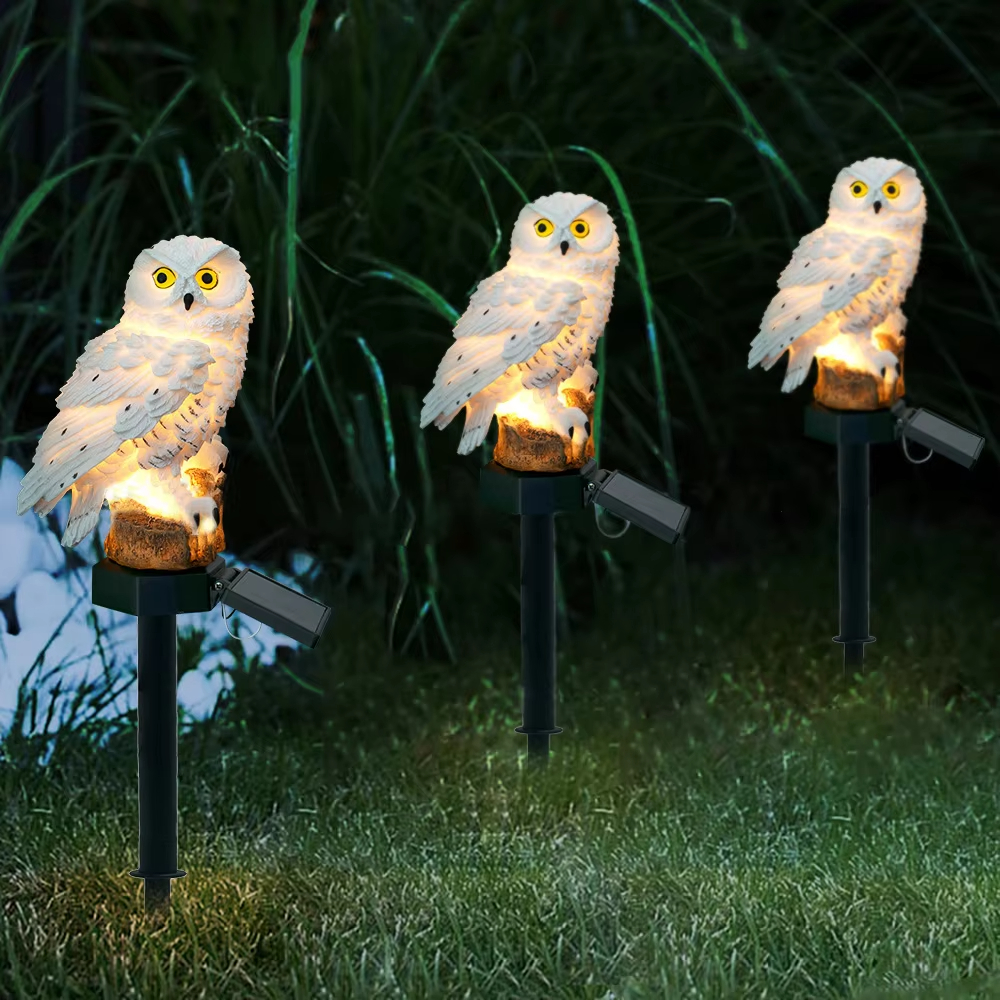 Solar light owl animal sculptu – Outdoor Lighting For Gazebo Bewertung und Preis