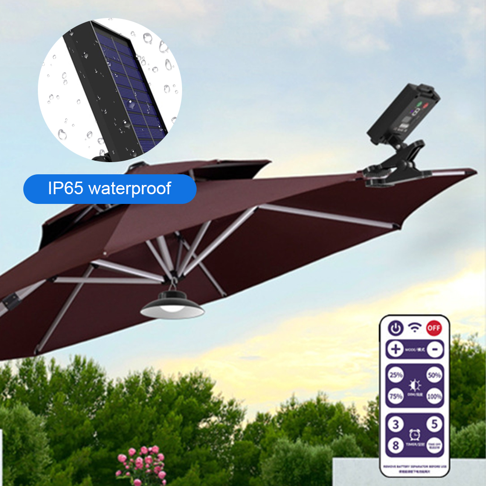 Solar Patio Umbrella Light Rem – Umbrella Led Clip Bewertung und Preis