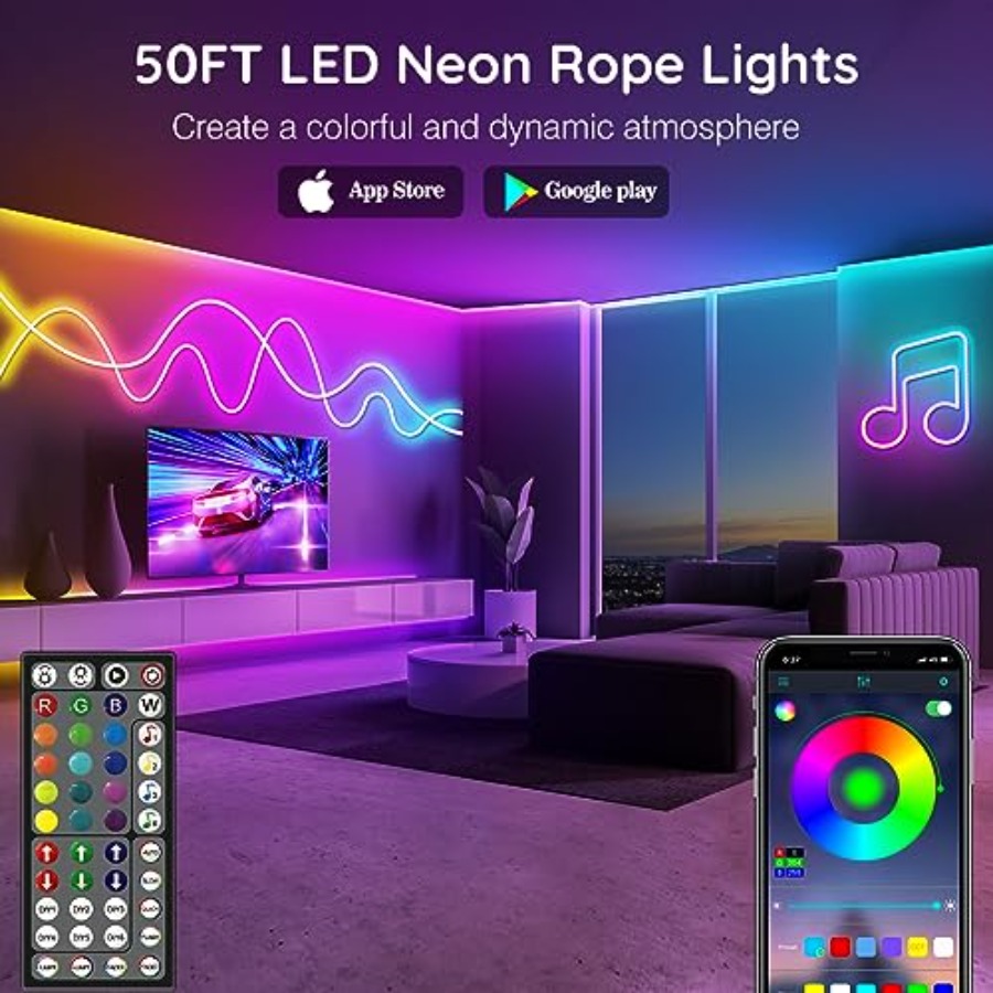 Neon Rope Lights, Flexible Led – Outdoor Lighting Ip65 Bewertung und Preis