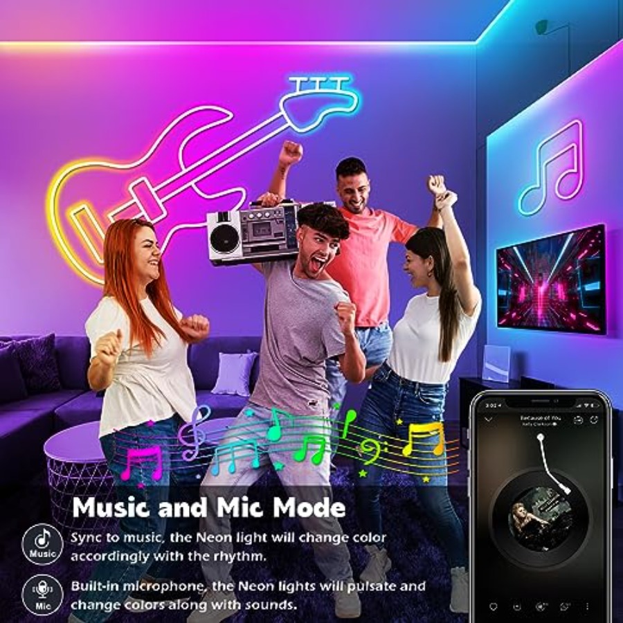 Neon Rope Lights, Flexible Led – Outdoor Lighting Ip65 Bewertung und Preis