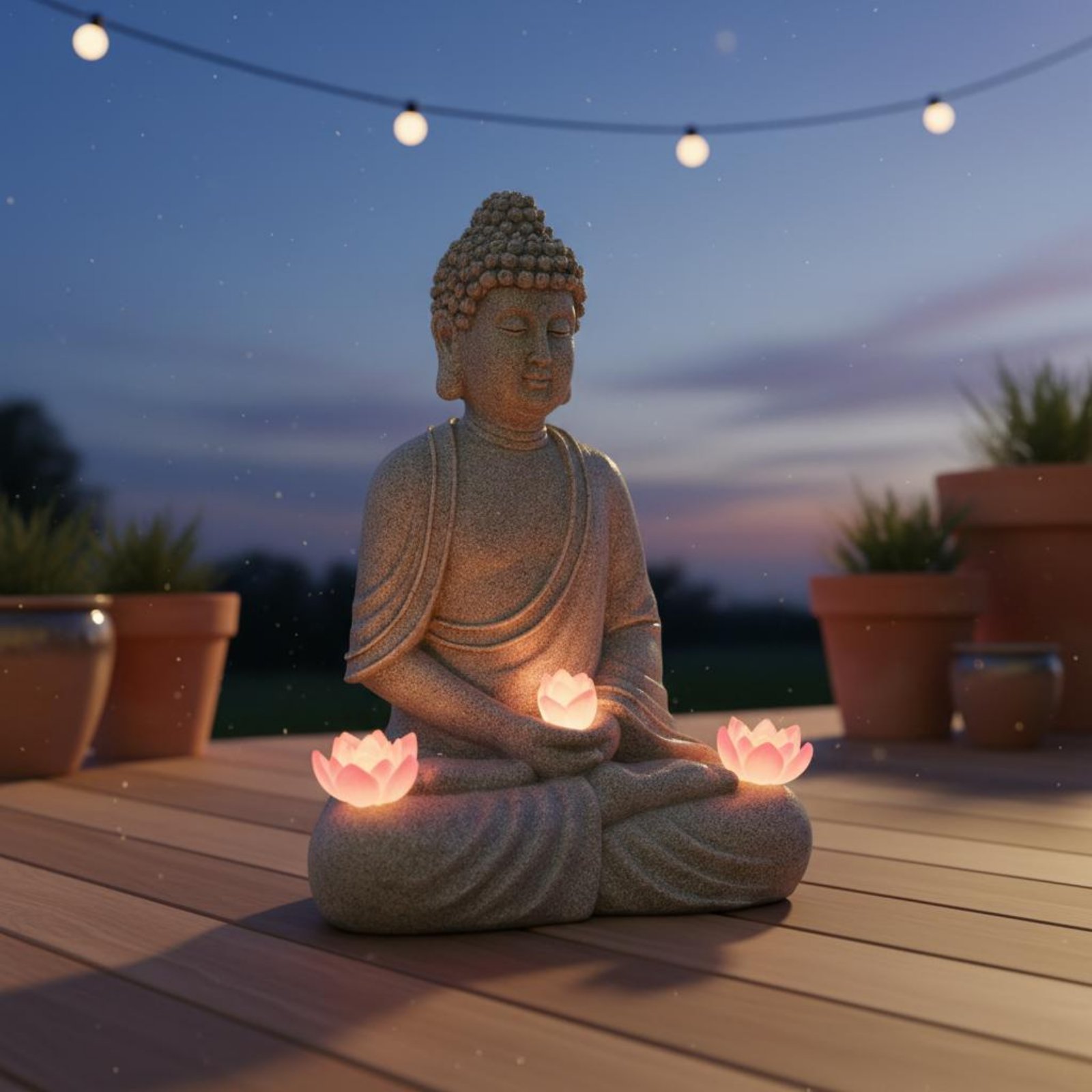 Solar Buddha Statue Outdoor Sa – Outdoor Lighting For Patio Bewertung und Preis
