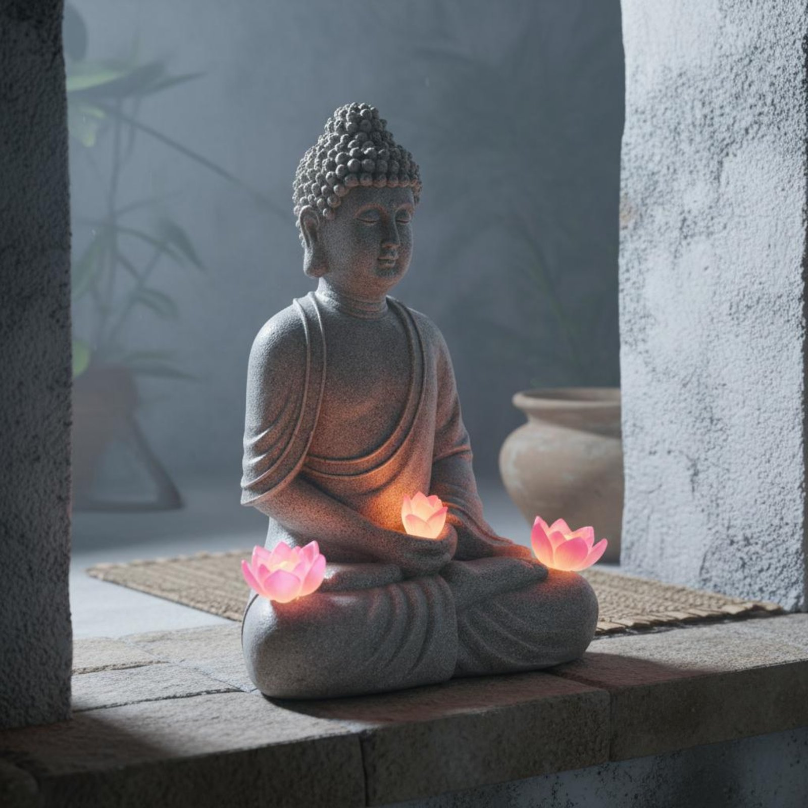 Solar Buddha Statue Outdoor Sa – Outdoor Lighting For Patio Bewertung und Preis