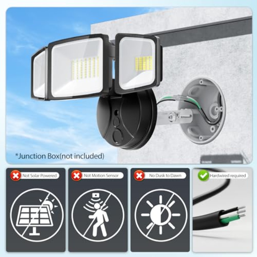 2 Pack 75W Flood Lights Outdoo – Outdoor Lighting Controller Bewertung und Preis