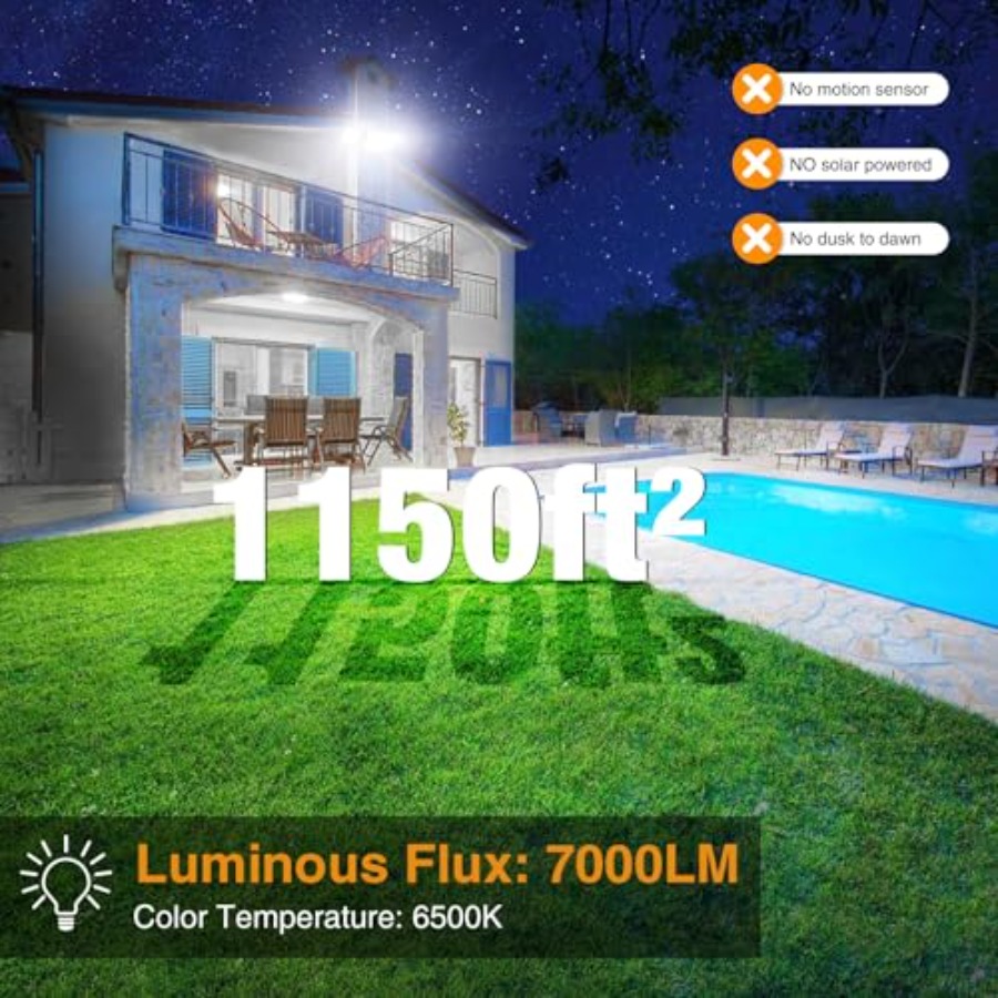 2 Pack 75W Flood Lights Outdoo – Outdoor Lighting Controller Bewertung und Preis