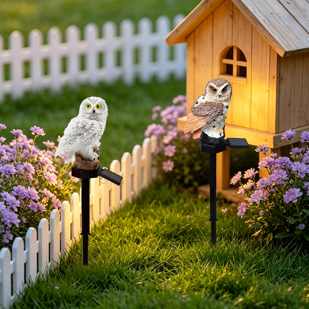 Owl Solar Light, Resin Owl Gro – Outdoor Lighting For Gazebo Bewertung und Preis