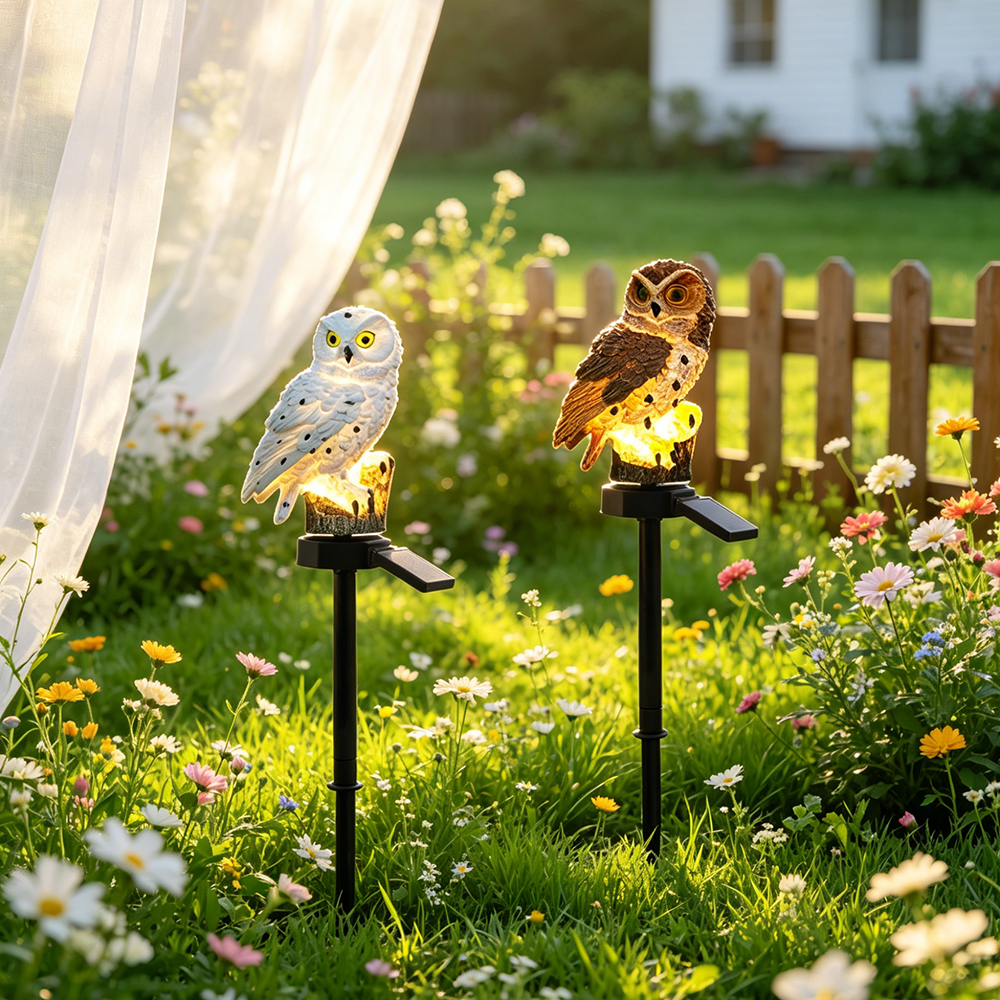 Owl Solar Light, Resin Owl Gro – Outdoor Lighting For Gazebo Bewertung und Preis