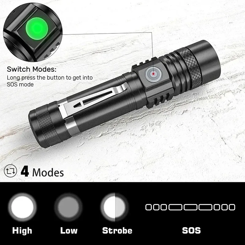 T6 LED Rechargeable Flashlight – Outdoor Lighting House Bewertung und Preis
