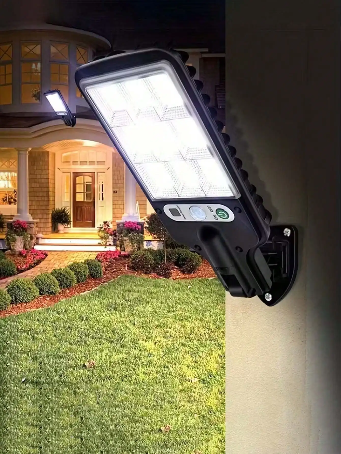 108 COB Solar Sensor Wall Ligh – Outdoor Lighting Controller Bewertung und Preis