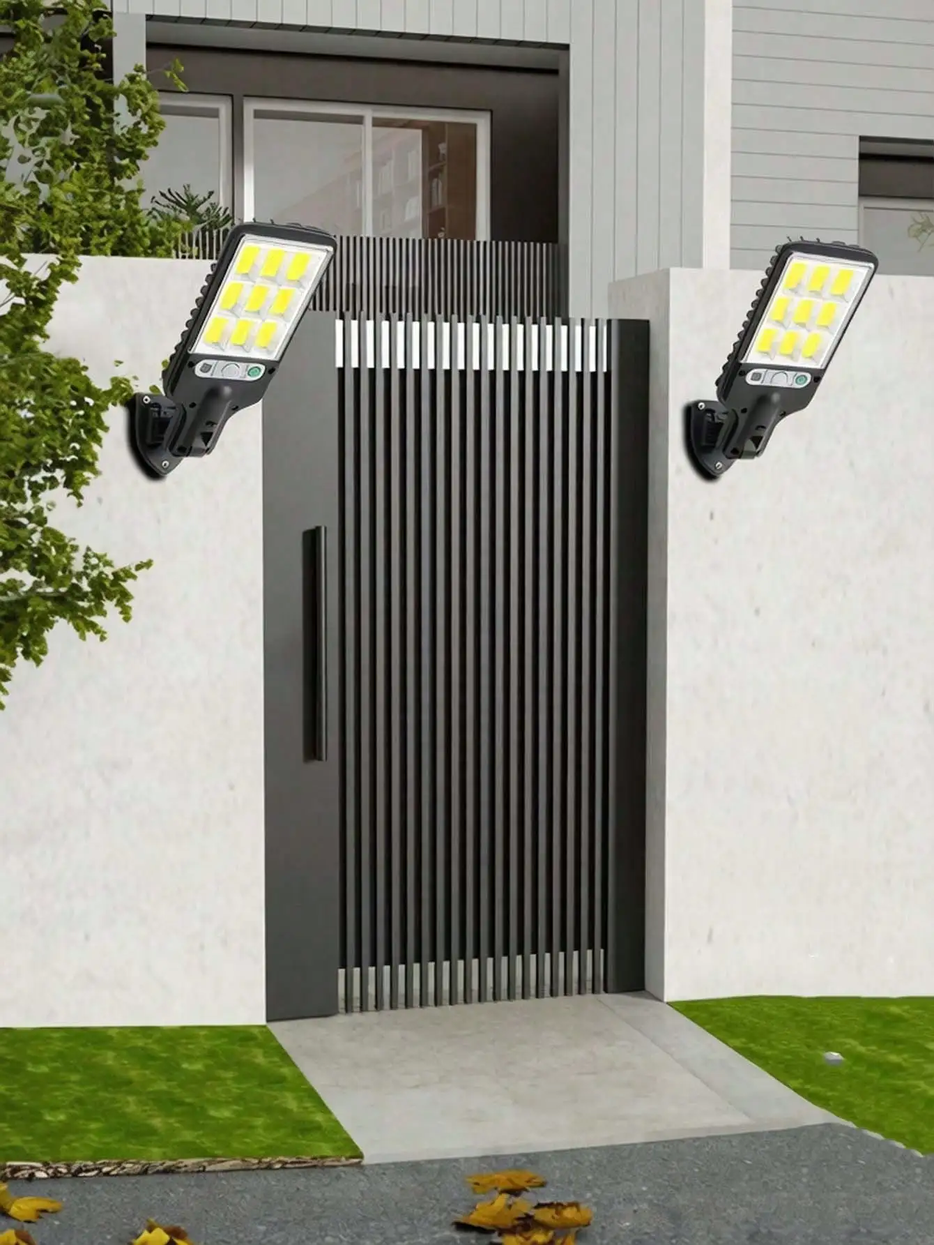 108 COB Solar Sensor Wall Ligh – Outdoor Lighting Controller Bewertung und Preis