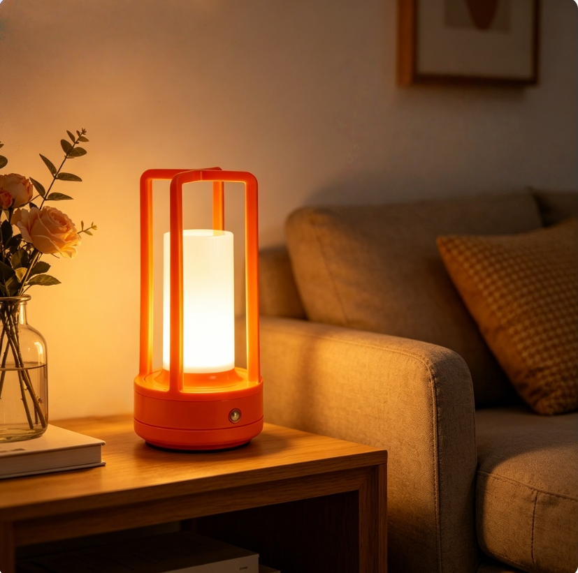 Modern Orange Cage Table Lamp  – Outdoor Lighting Led Bewertung und Preis