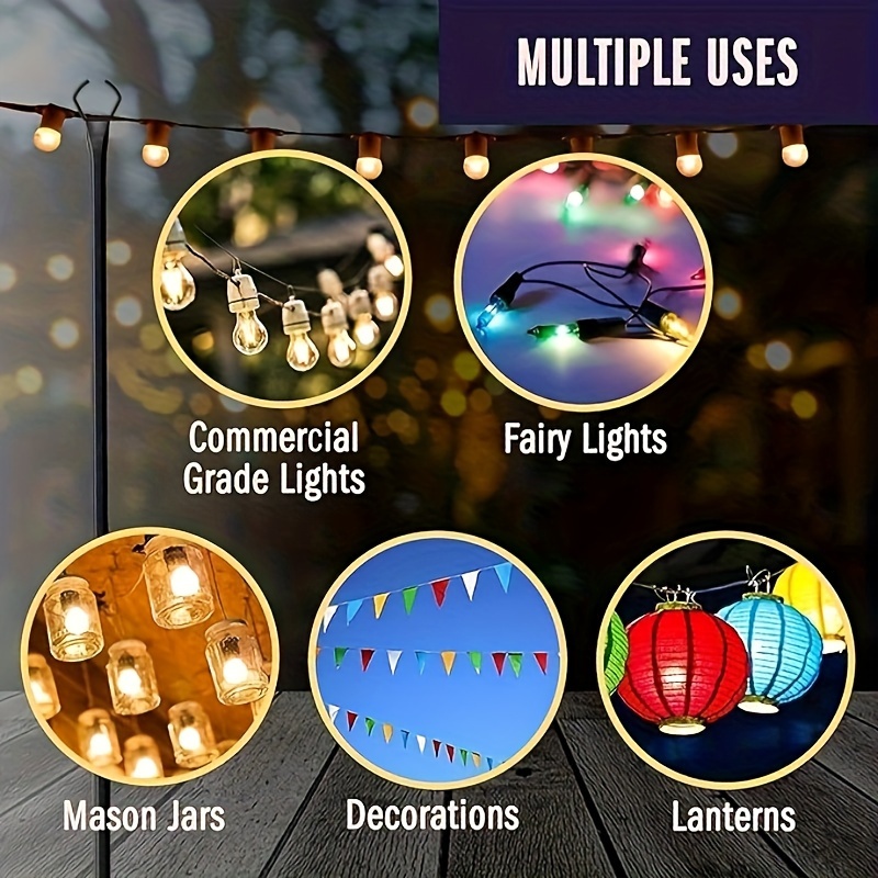Outdoor String Light Holiday D – Outdoor Lighting Hooks Bewertung und Preis