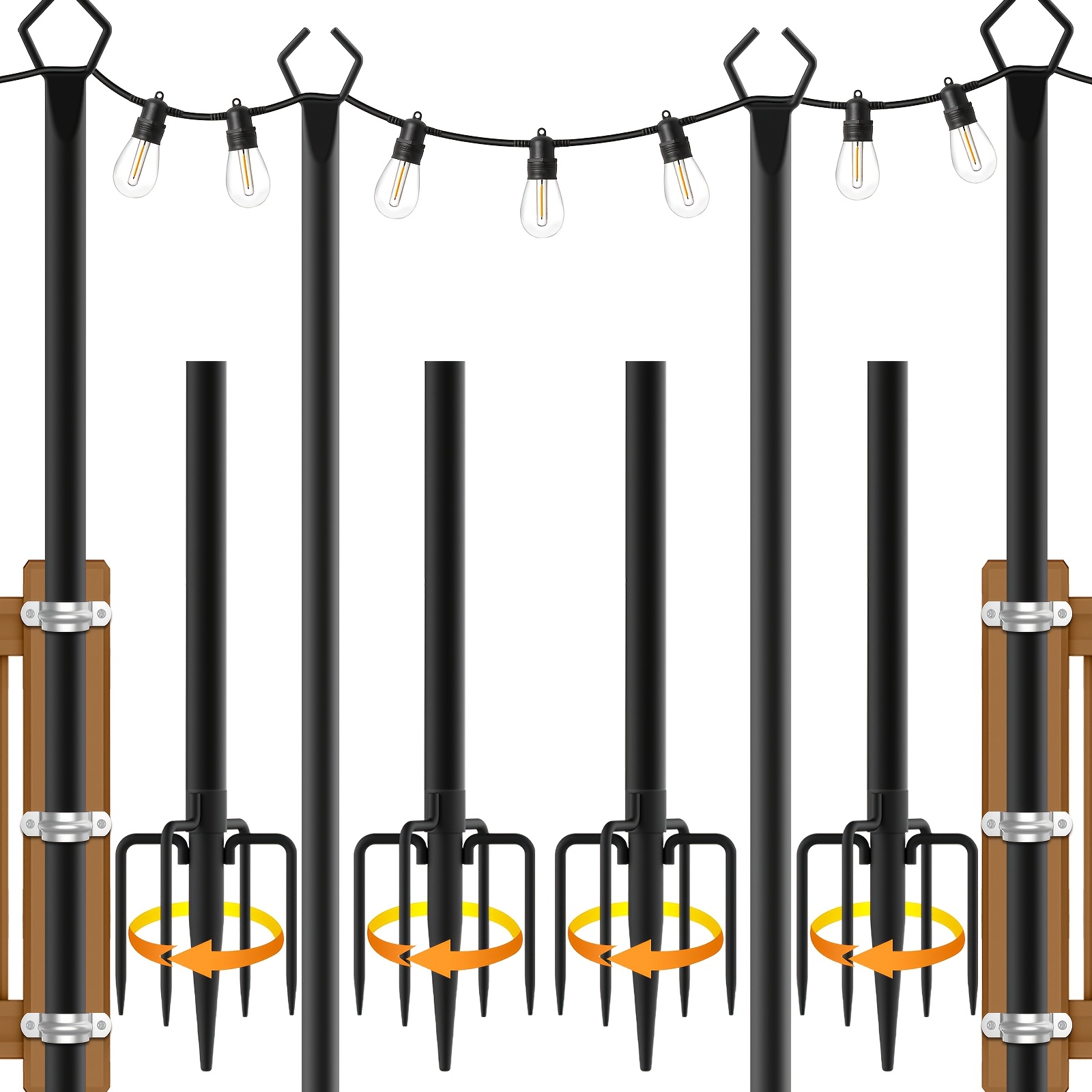 Outdoor String Light Holiday D – Outdoor Lighting Hooks Bewertung und Preis