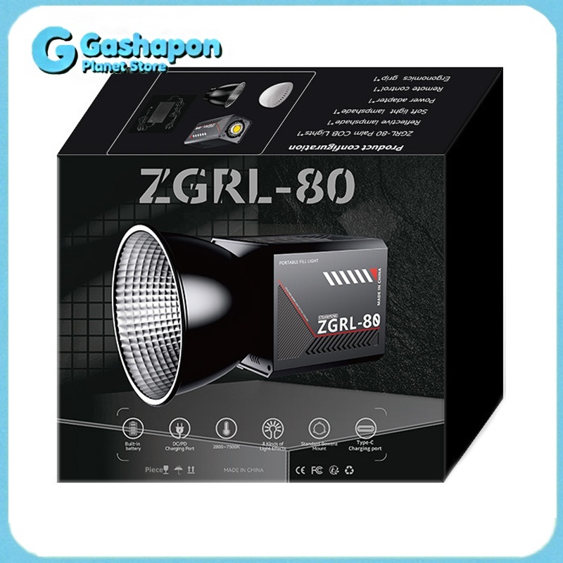 ZGRL80 80W COB Handheld Video  – Outdoor Lighting Video Shooting Bewertung und Preis