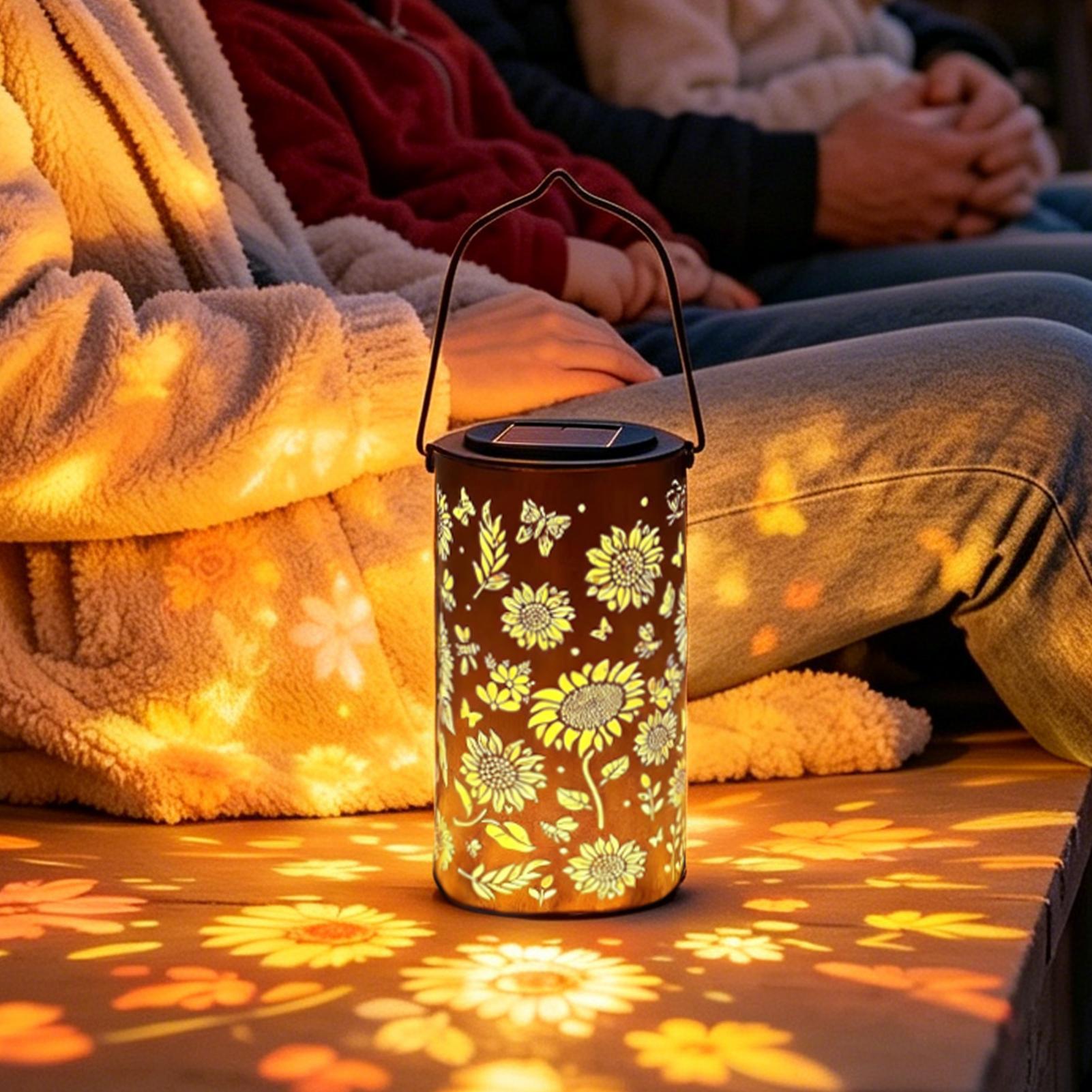 Sunflower Solar Lantern Weathe – Outdoor Lighting For Patio Bewertung und Preis