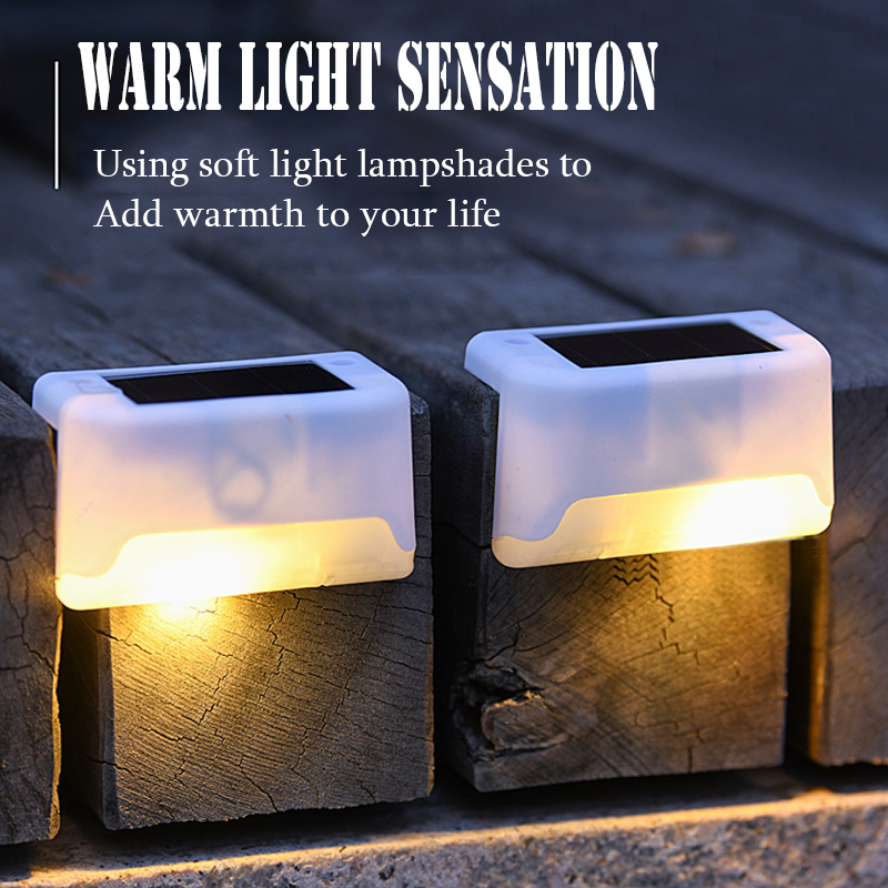 4PCS Solar Deck Light Outdoor  – Bollard Light Garden Bewertung und Preis