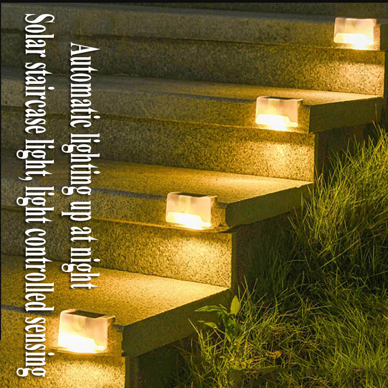 4PCS Solar Deck Light Outdoor  – Bollard Light Garden Bewertung und Preis