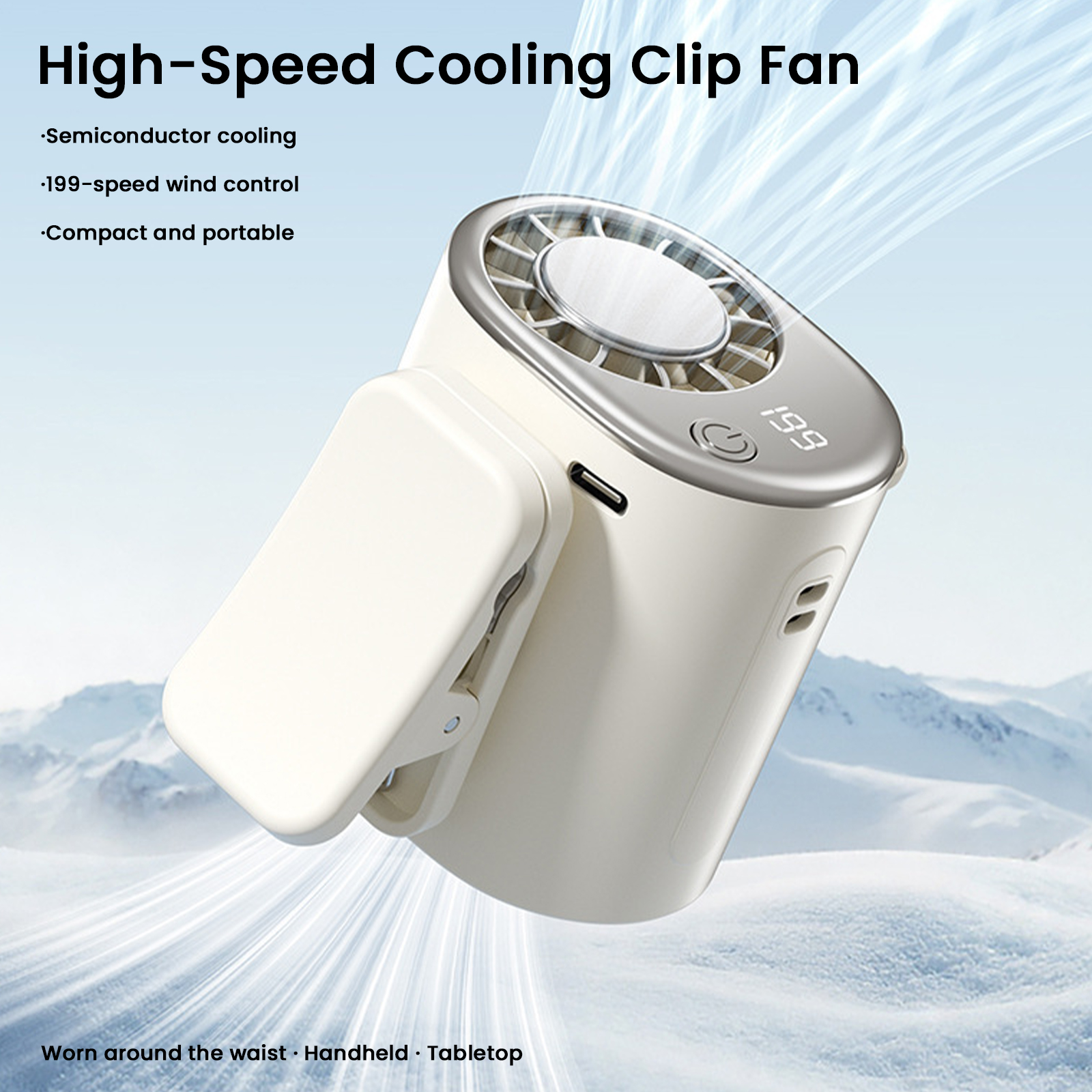 Portable Clip Fan USB Recharge – Umbrella Led Clip Bewertung und Preis
