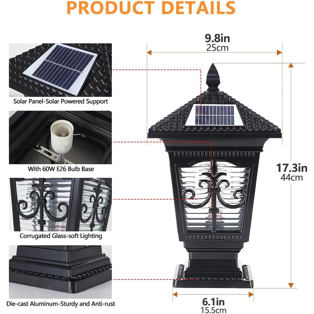 LED r Post Lamp, IP65 Waterpro – Outdoor Lighting Controller Bewertung und Preis