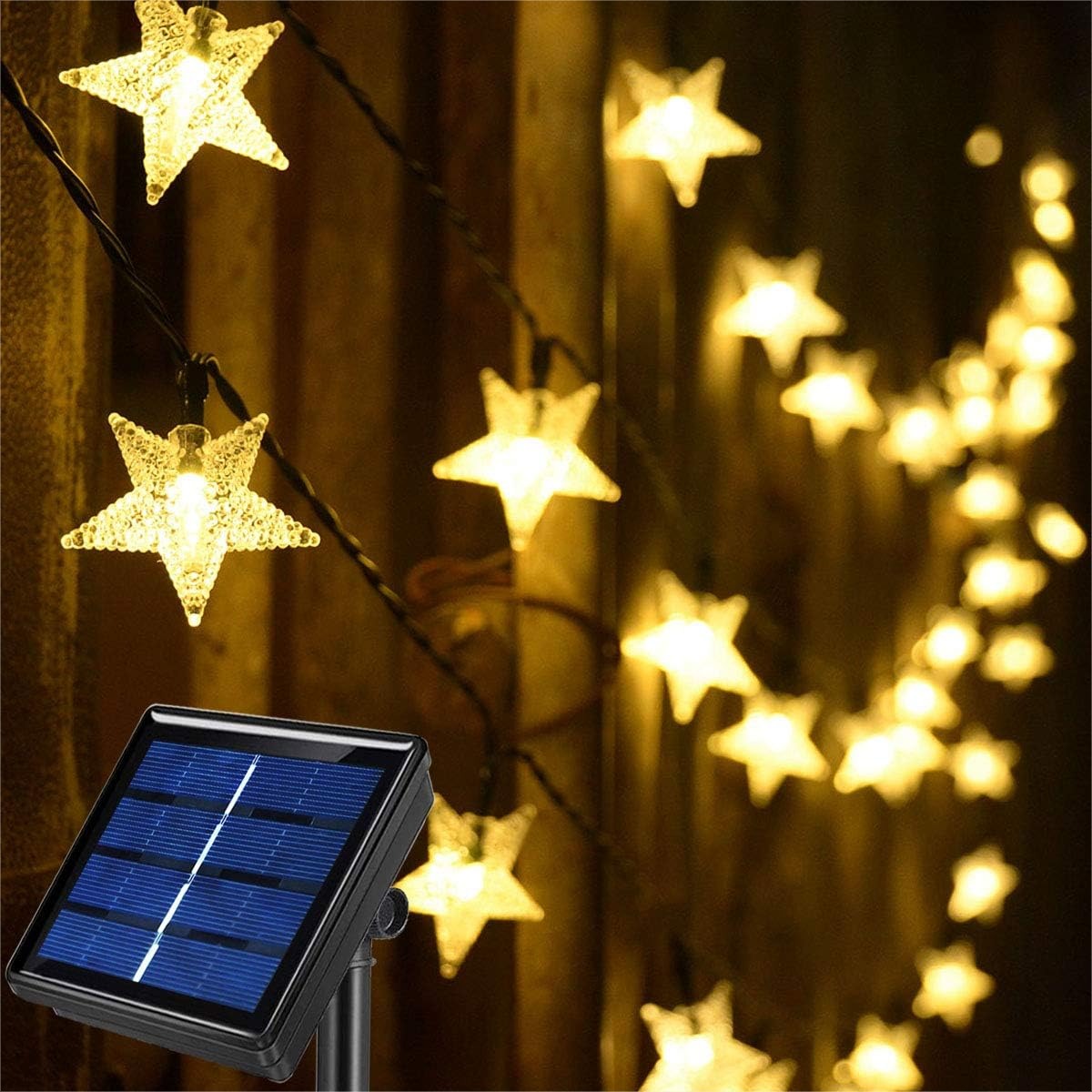 50ft 120 LED Solar Star Fairy  – Outdoor Lighting For Patio Bewertung und Preis