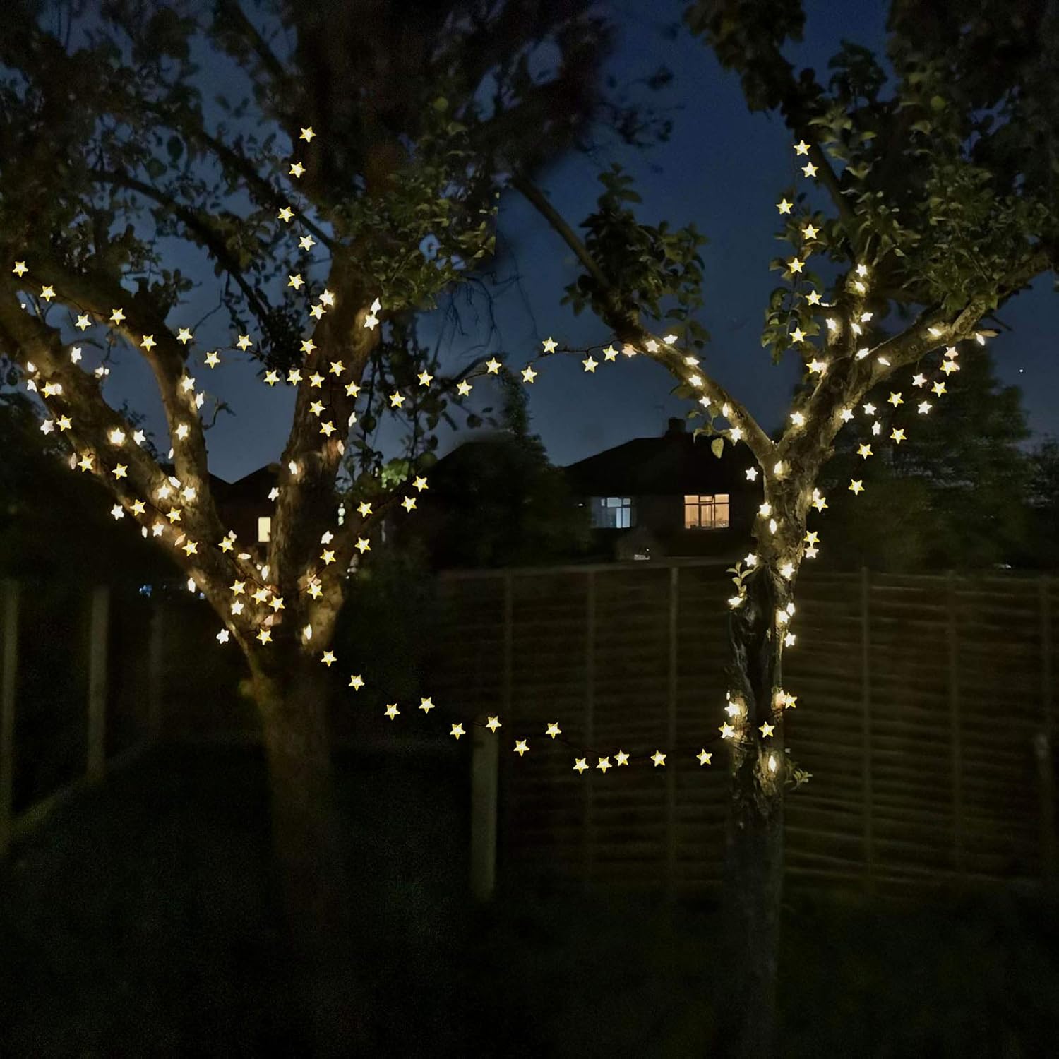 50ft 120 LED Solar Star Fairy  – Outdoor Lighting For Patio Bewertung und Preis