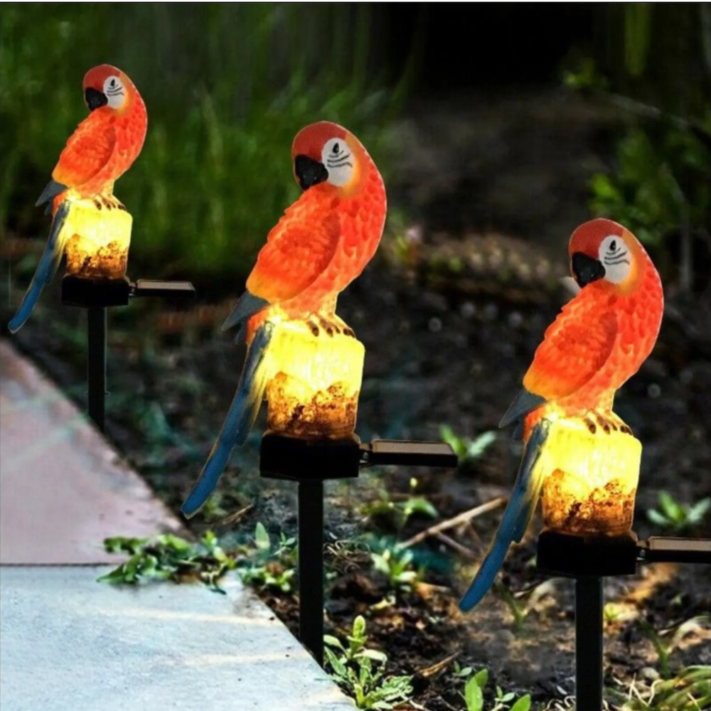 Solar Resin Parrot Decorative  – Outdoor Lighting For Gazebo Bewertung und Preis