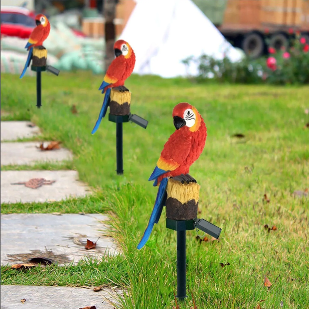 Solar Resin Parrot Decorative  – Outdoor Lighting For Gazebo Bewertung und Preis