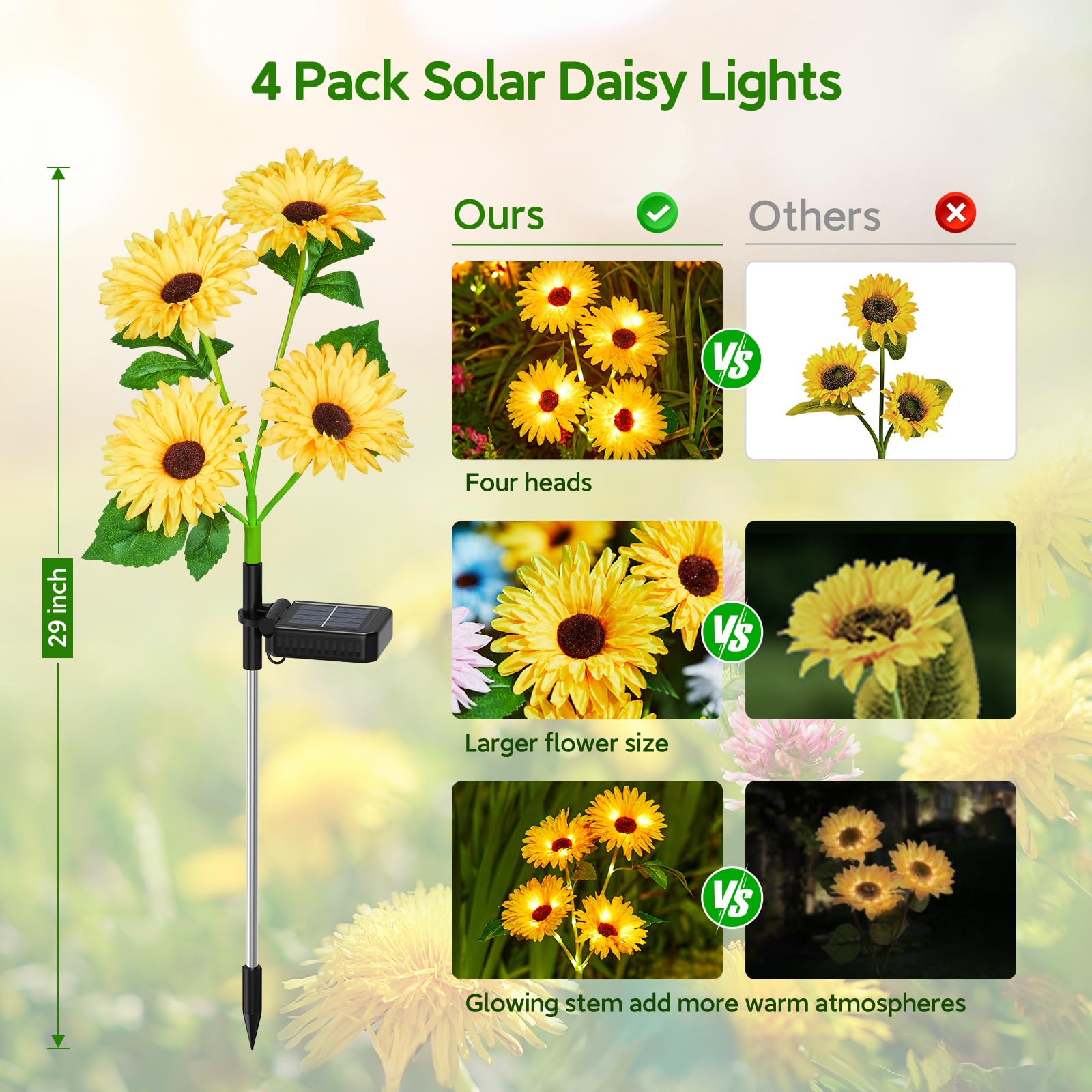 Solar Outdoor Garden Lights, 1 – Outdoor Lighting For Gazebo Bewertung und Preis
