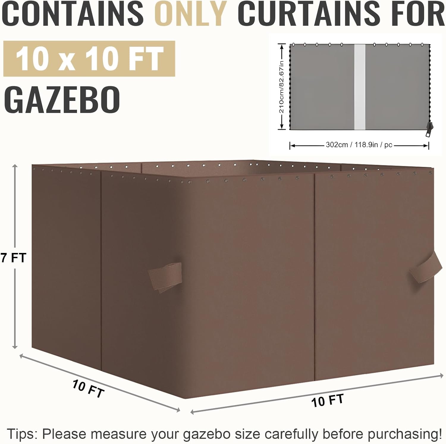 4-Panel 10' x 10' Gazebo Repla – Outdoor Lighting For Gazebo Bewertung und Preis