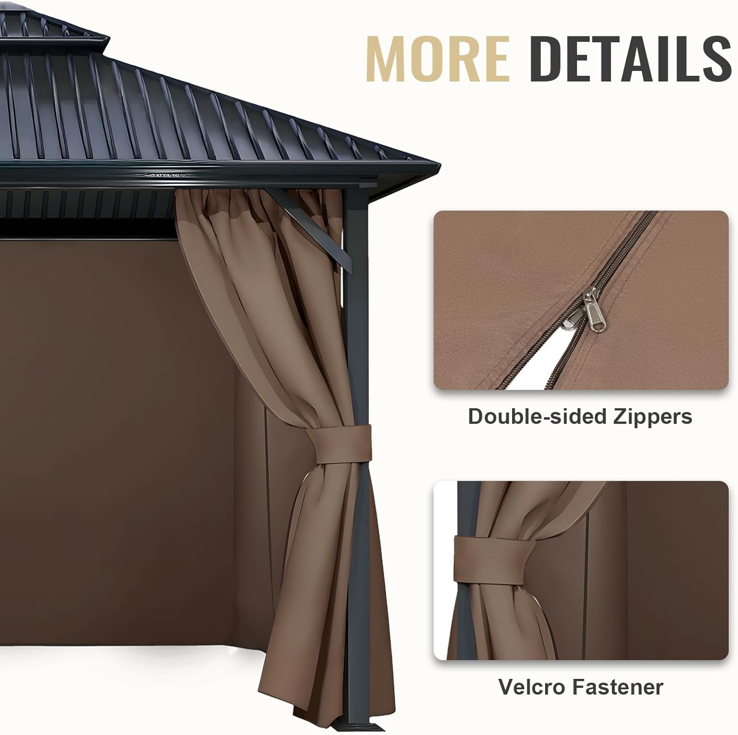 4-Panel 10' x 10' Gazebo Repla – Outdoor Lighting For Gazebo Bewertung und Preis