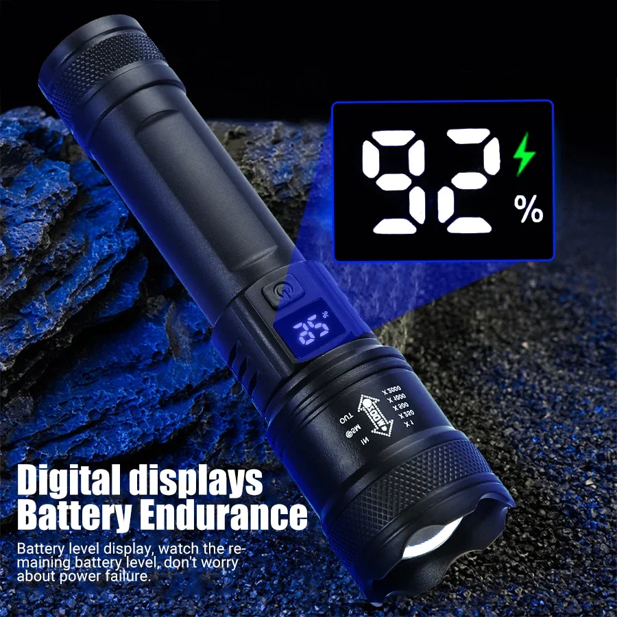 9900LM Powerful LED Flashlight – Outdoor Lighting Battery Operated Bewertung und Preis