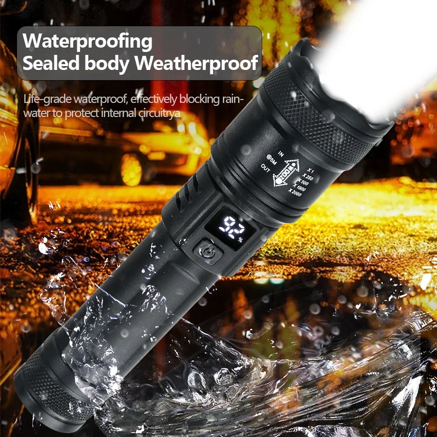 9900LM Powerful LED Flashlight – Outdoor Lighting Battery Operated Bewertung und Preis