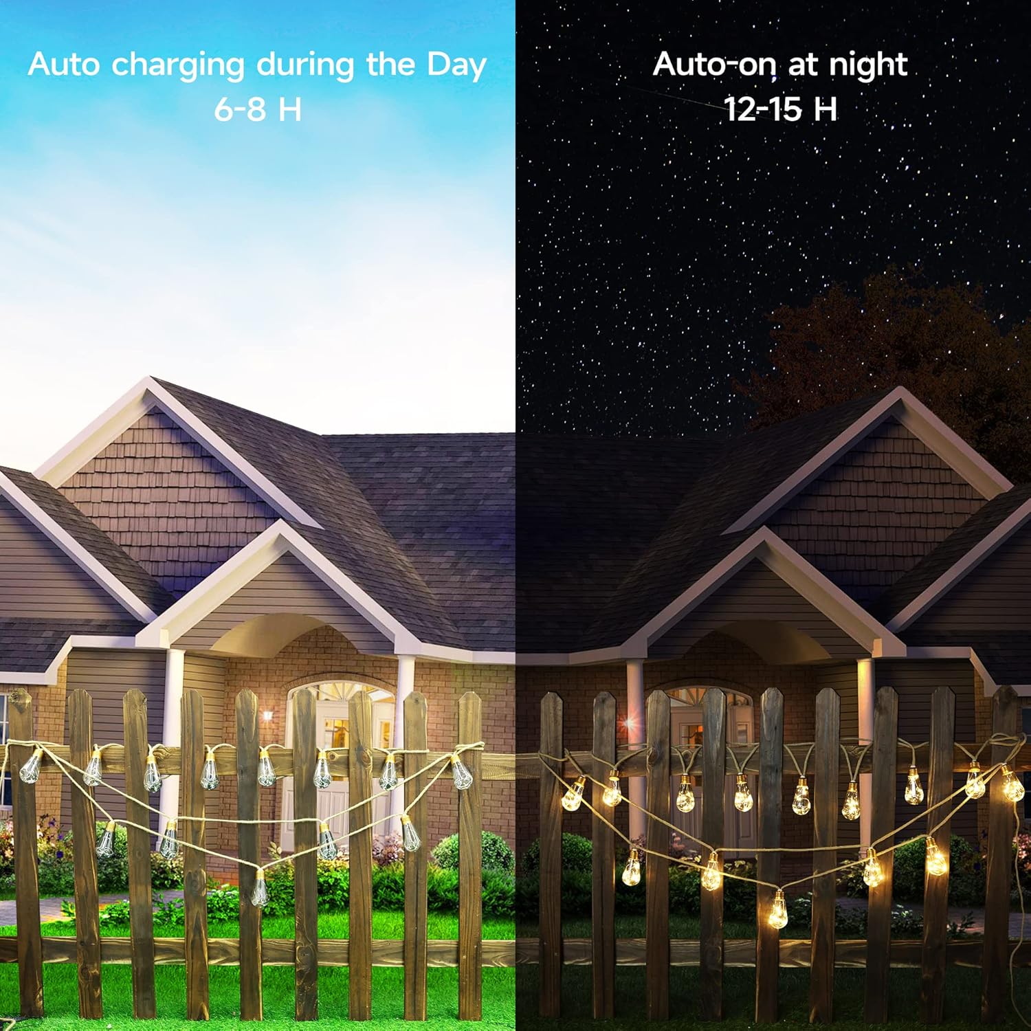 Solar Outdoor String Lights 20 – Outdoor Lighting For Patio Bewertung und Preis