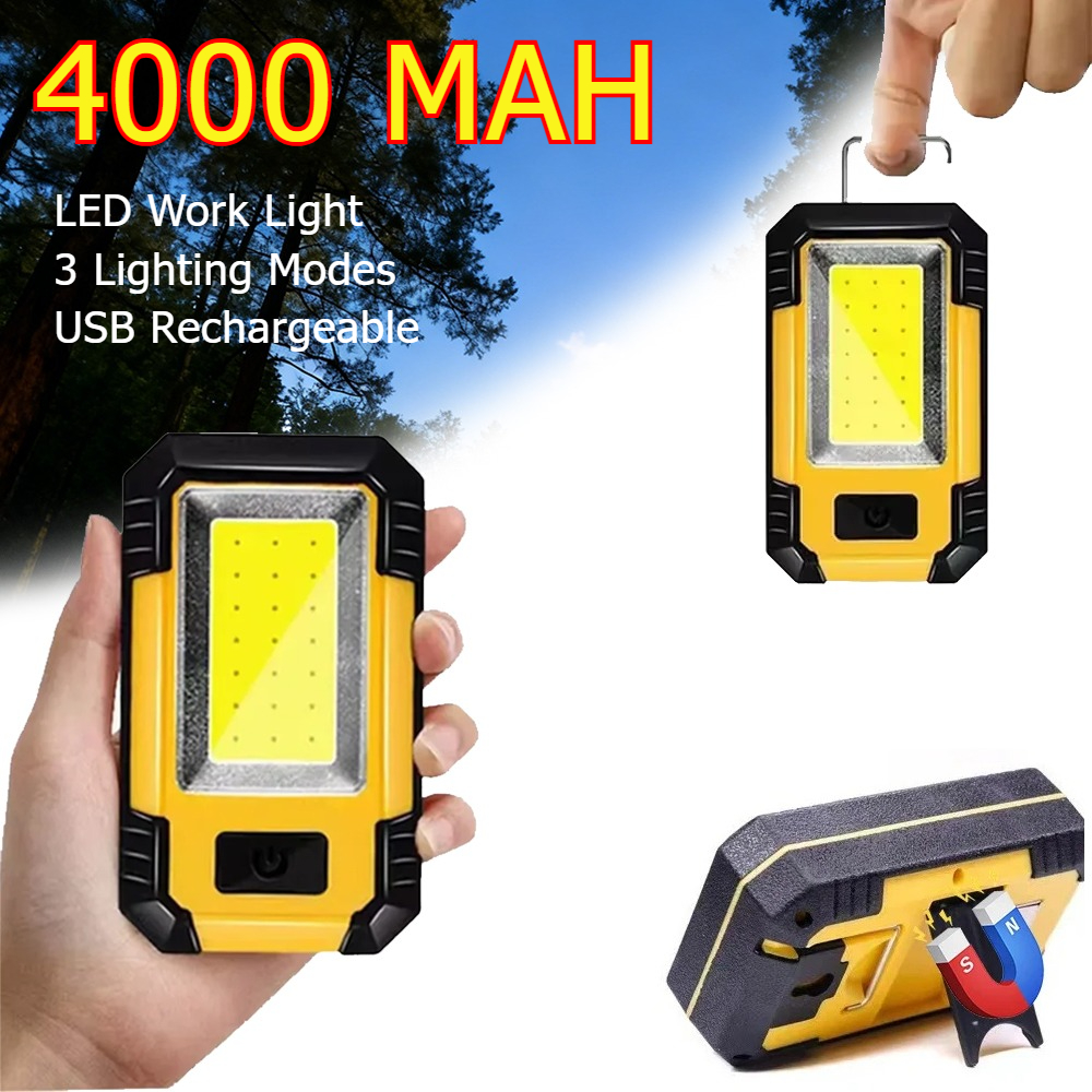 Rechargeable 4000MaH Work Ligh – Outdoor Lighting Hooks Bewertung und Preis