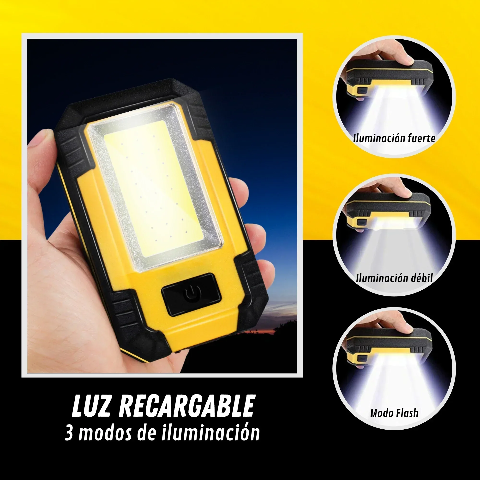 Rechargeable 4000MaH Work Ligh – Outdoor Lighting Hooks Bewertung und Preis