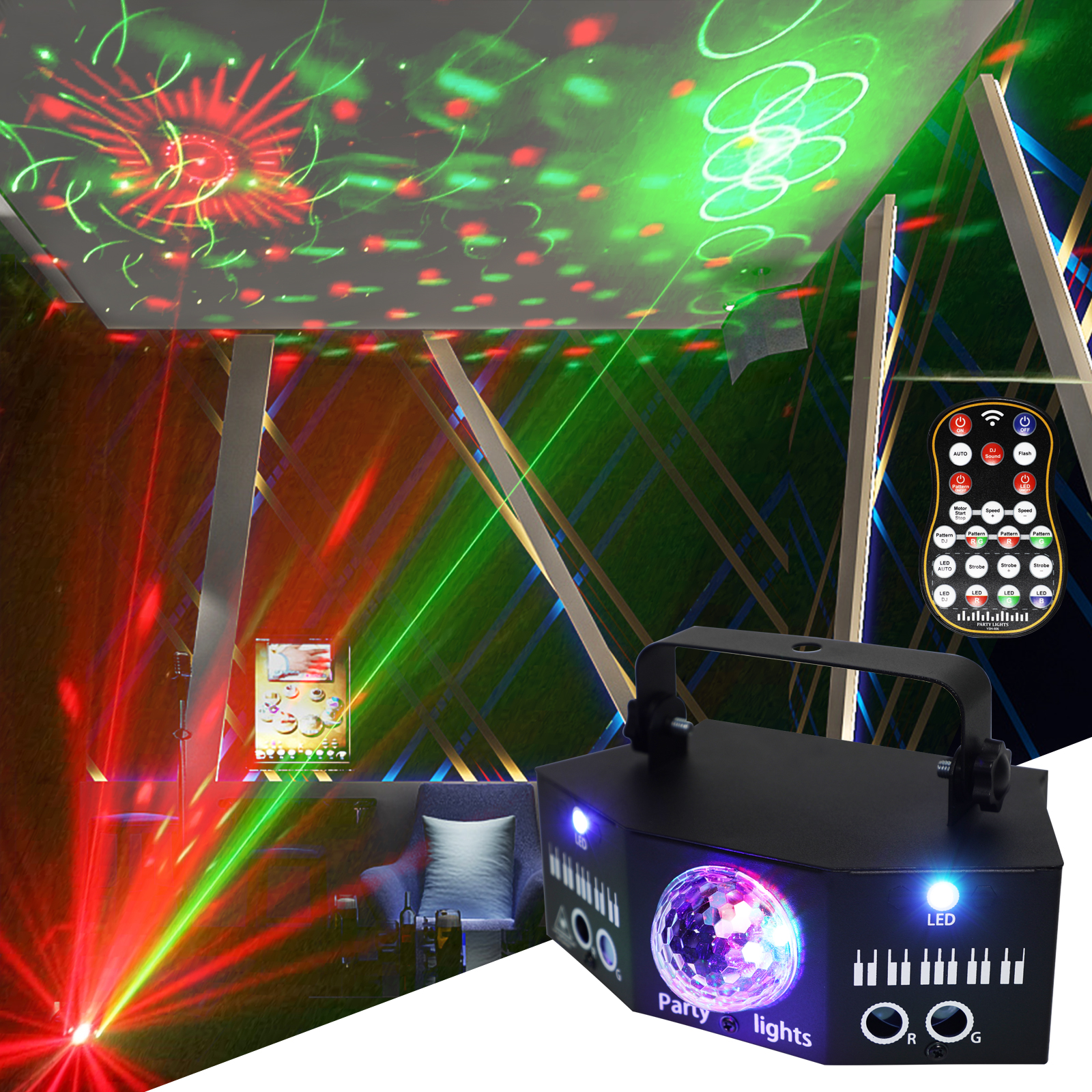 Wuzstar RGB LED Laser Effect S – Outdoor Lighting Controller Bewertung und Preis
