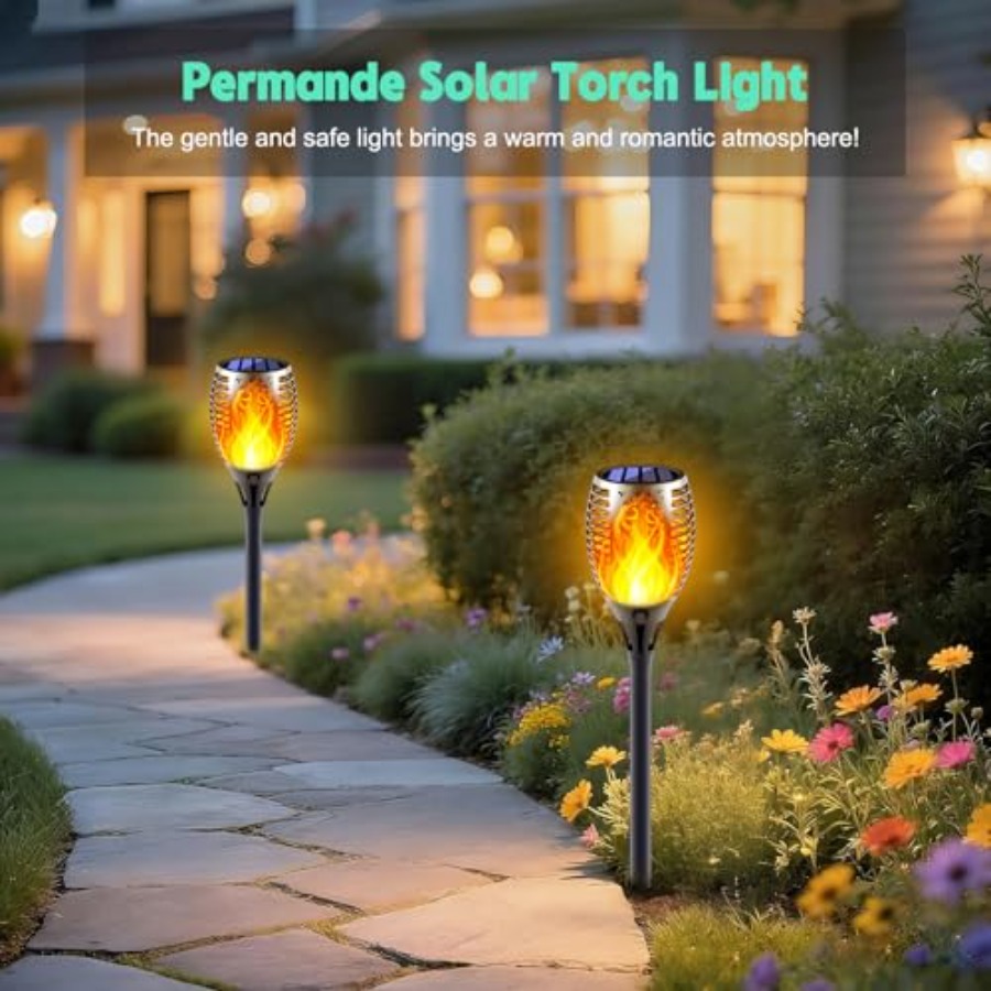 Solar Torch Lights with Flicke – Fire Torch Solar Bewertung und Preis