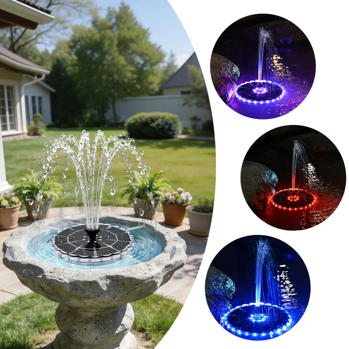 3.5W Outdoor Solar Fountain fo – Bollard Light Garden Bewertung und Preis