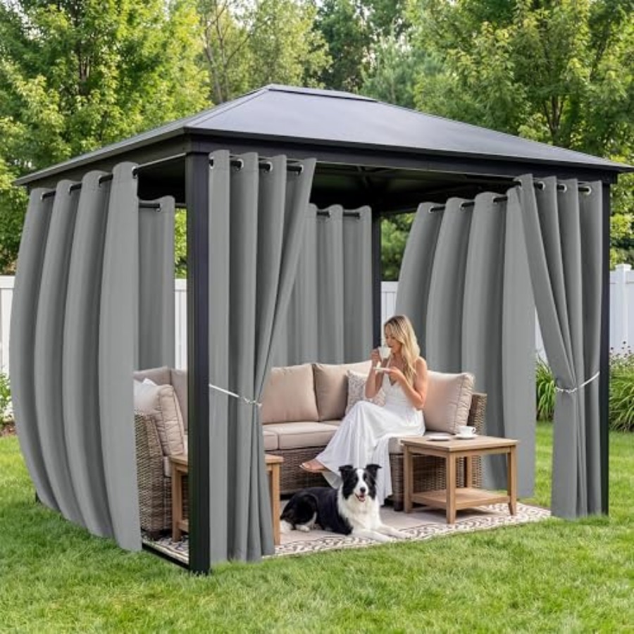 Gazebo Curtains Outdoor Waterp – Outdoor Lighting For Gazebo Bewertung und Preis