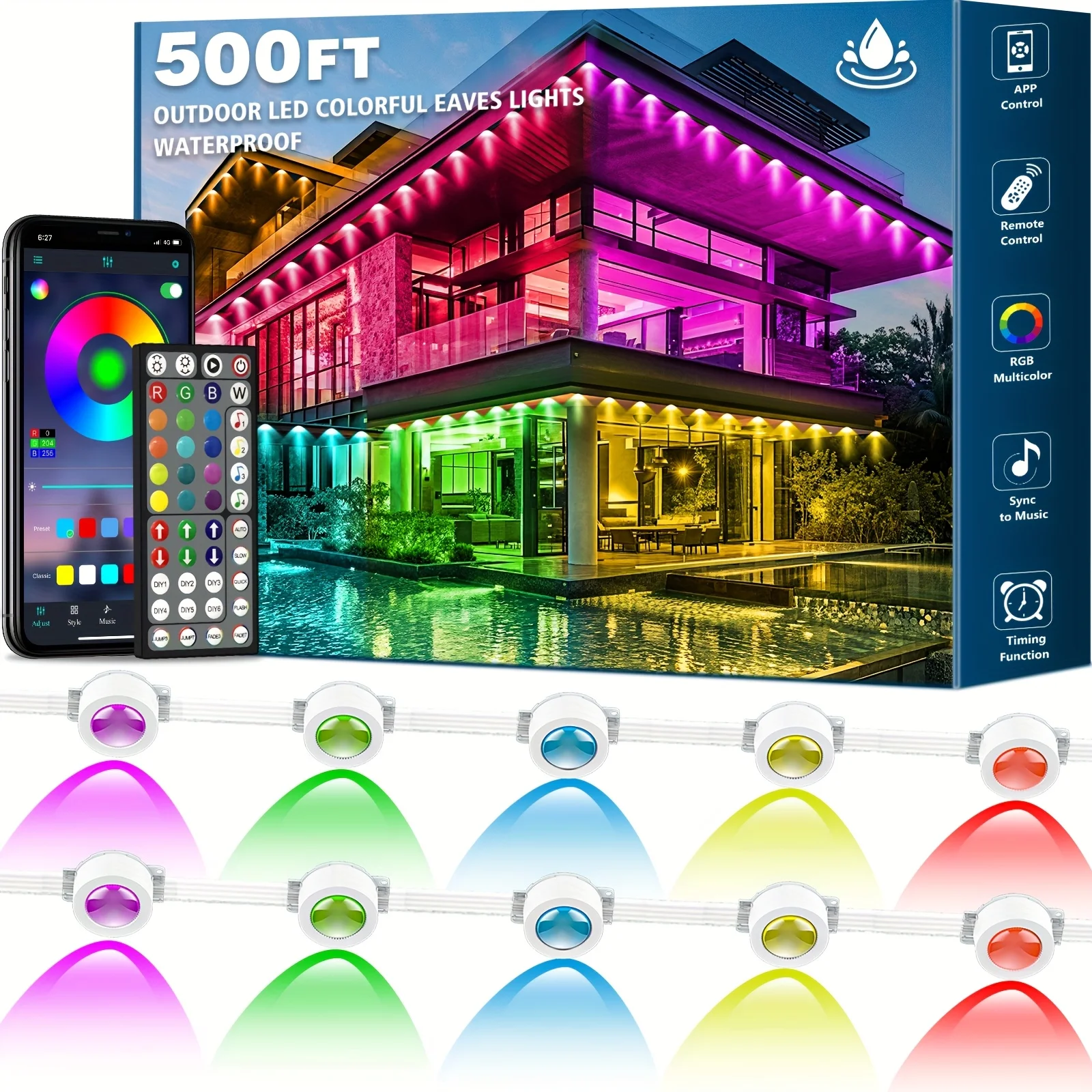 500 Feet, 250 Bulbs, IP67 Wate – Outdoor Lighting Controller Bewertung und Preis