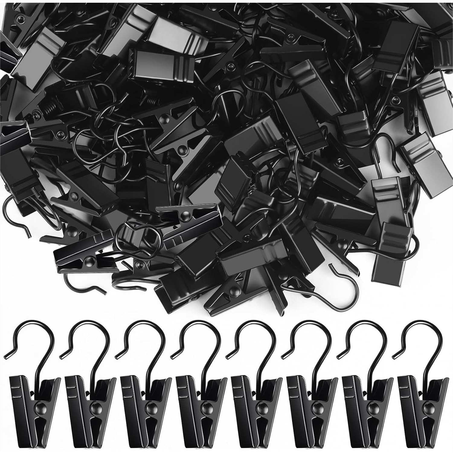 100 Pack Small Curtain Clips f – Outdoor Lighting Hooks Bewertung und Preis
